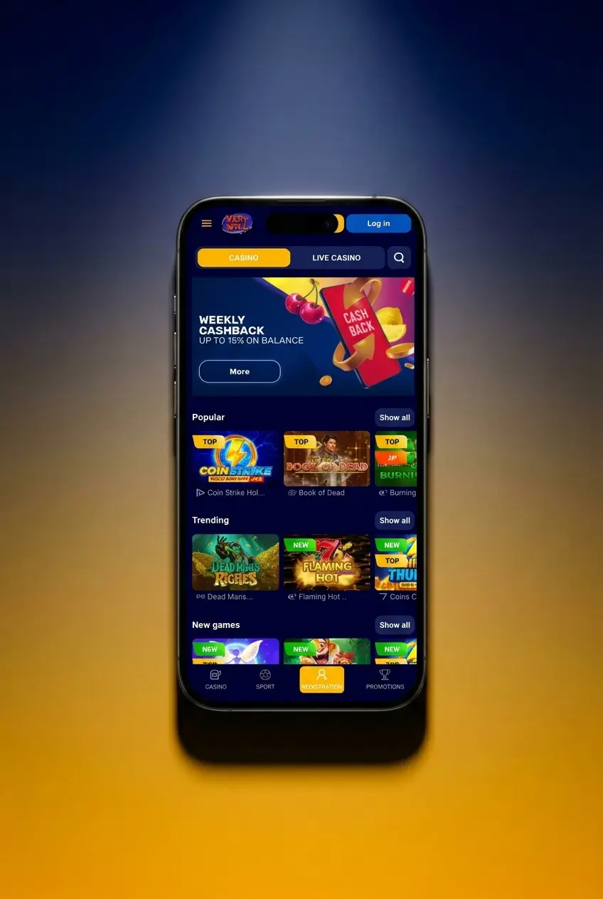 VeryWell app sports betting steps showing sign-in, sport selection, match choice, odds tap, and place bet confirmation