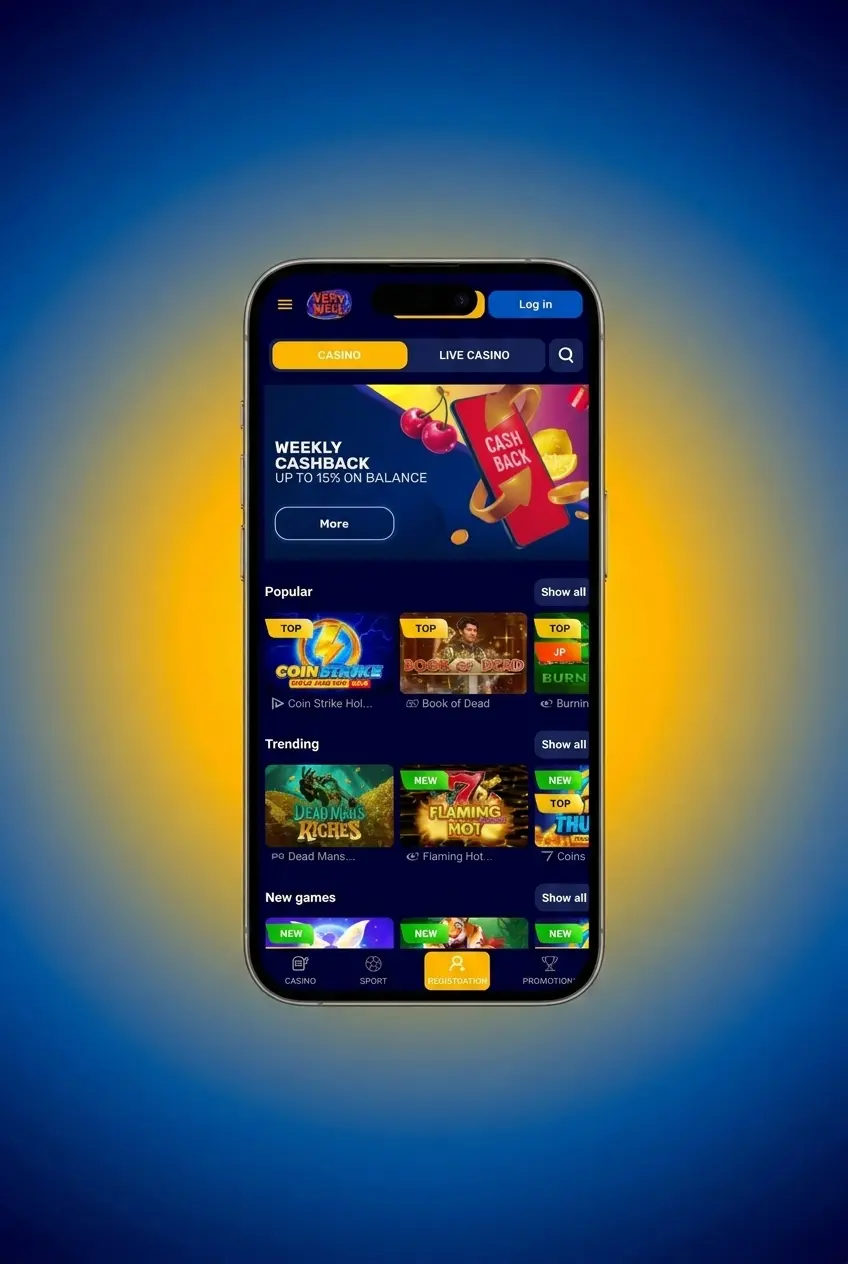 Step-by-step guide on how to claim a VeryWell bonus in the UK, from registration to deposit and promo code entry
