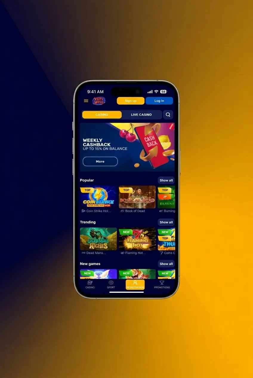 VeryWell casino sign up process step-by-step instructions for UK players account registration guide